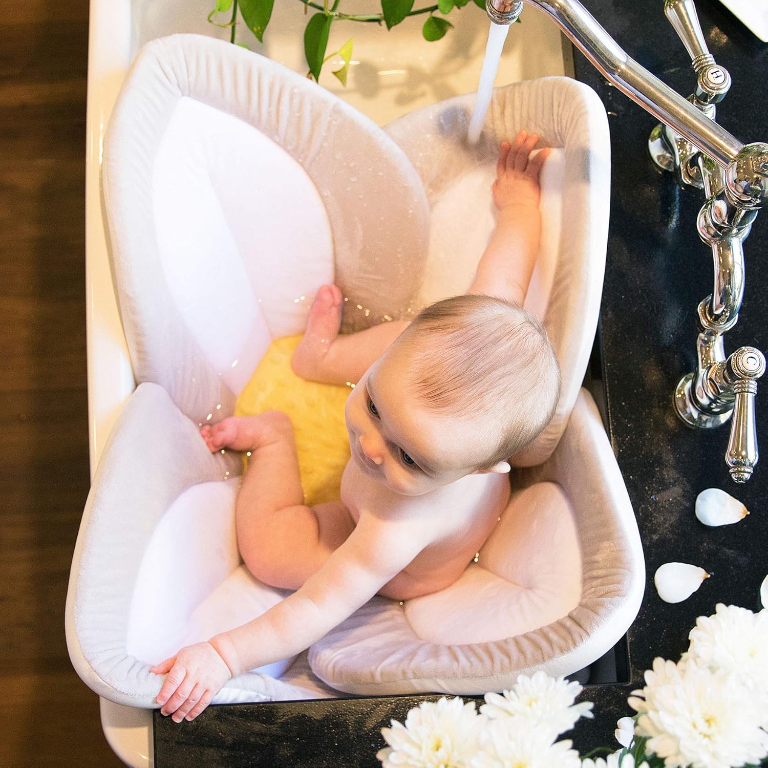 Blooming Bath Lotus - Baby Bath (Gray/Light Yellow) : Baby