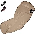 Kunto Fitness Elbow Brace Compression Support Sleeve (Shipped From USA) for Tendonitis, Tennis Elbow, Golf Elbow Treatment - Reduce Joint Pain During Any Activity!