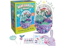 Creativity for Kids Mini Garden Mermaid Terrarium Kit - Crafts and Gifts for Girls Ages 6-8+, Stocking Stuffers