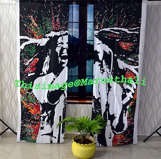 Amazon Com Bedroom Window Mandala Curtains Drape Balcony Room