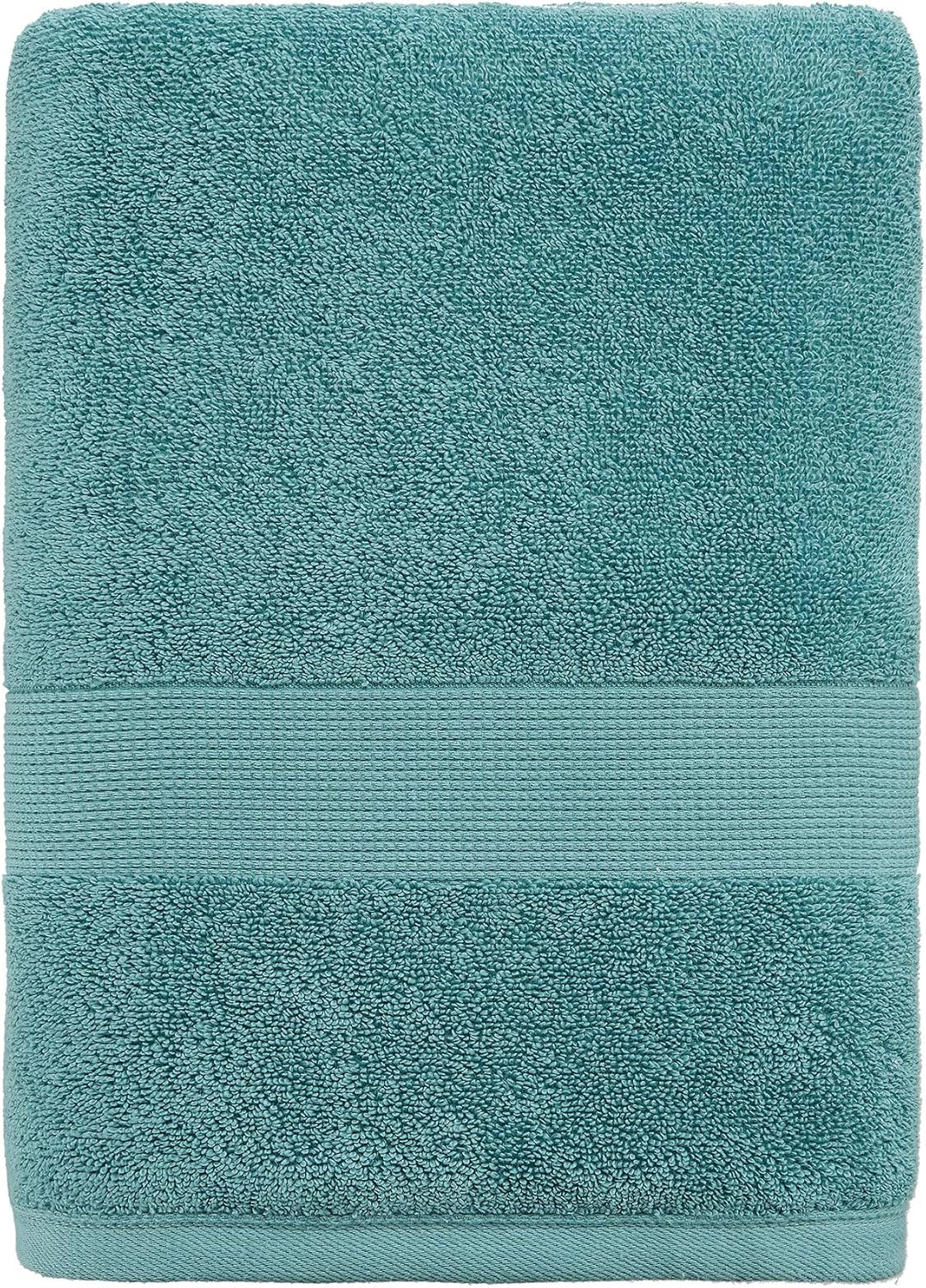 Columbia Quick Dry 90% Cotton/10% Polyester Super Absorbent, Anti-Microbial, Oeko-TEX Certified 6-Piece Bath Towel Value Set. Set Includes: 2 Bath Towels, 2 Hand Towels, 2 Washcloths - Dark Aqua: Home & Kitchen