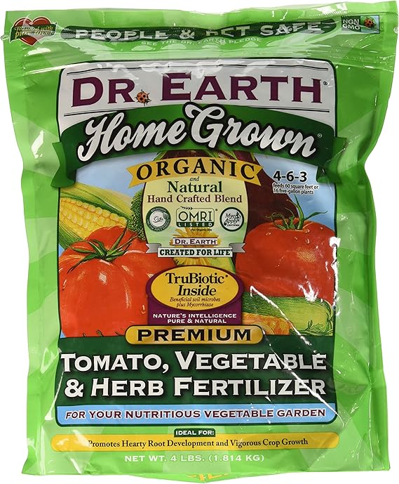 Home Grown Tomato, Vegetable & Herb Organic Fertilizer, 573, 4Lb
