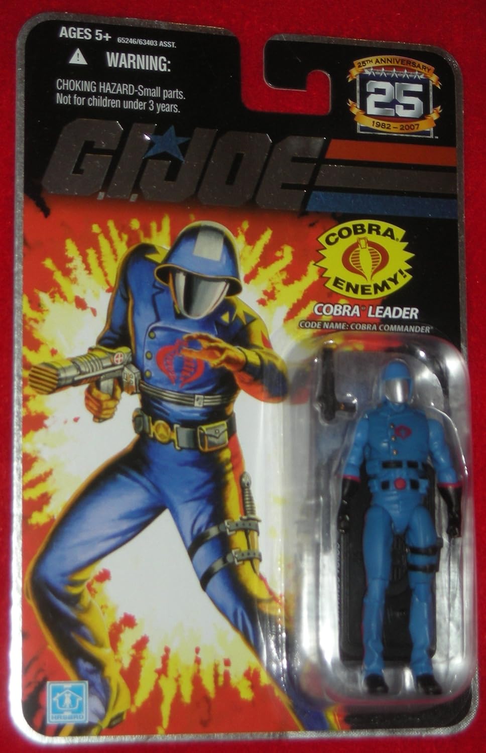 Amazon Com Hasbro G I Joe 25th Anniversary 3 3 4 Wave 4 Action
