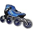 Vanilla Carbon Speed Inline Skates with ABEC-9 Bearings, 85A Urethane Wheels, Heat Moldable, 7000 Series Aluminum Frame