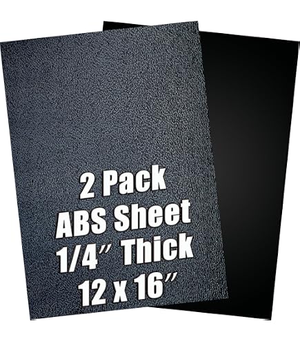 InstallBay 89-00-9032 ABS Blank Plastic Sheet – 17" X 21" X 1/8" – For Fabrication