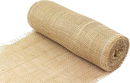 Camino De Mesa De Yute Natural 25 Cm De Ancho Rollo De 10 M Amazon Es Hogar