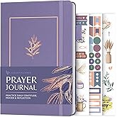 Legend Prayer Journal for Women & Men – Daily Devotional Notebook – Bible Study Supplies & Accessories – Faith Based Gifts – Religious Planner & Spiritual Gods Book, 5.8 x 8.3" (Lavender)