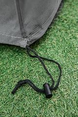 FiNeWaY Deluxe Waterproof Firepit Cover with Drawstring Cord - Grey view 5