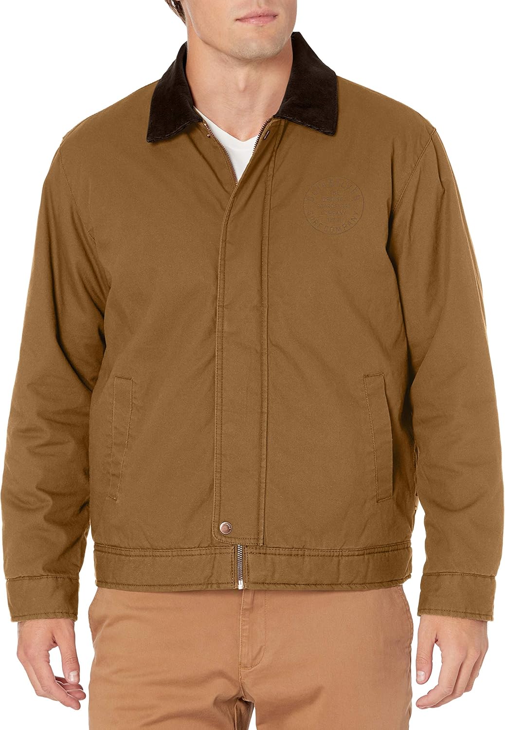 Quiksilver mens Canvas Cord Collar Jacket Clothing