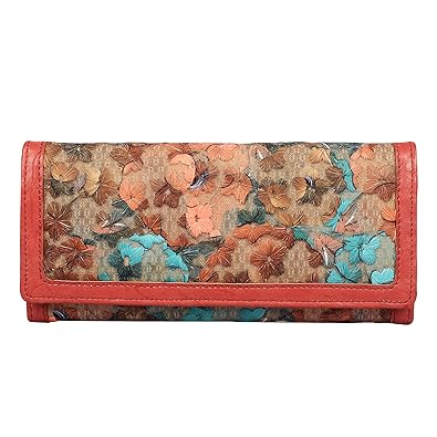 SPAIROW Faux Leather Clutch Purse For Women And Girls (MRY-0615) ORANGE