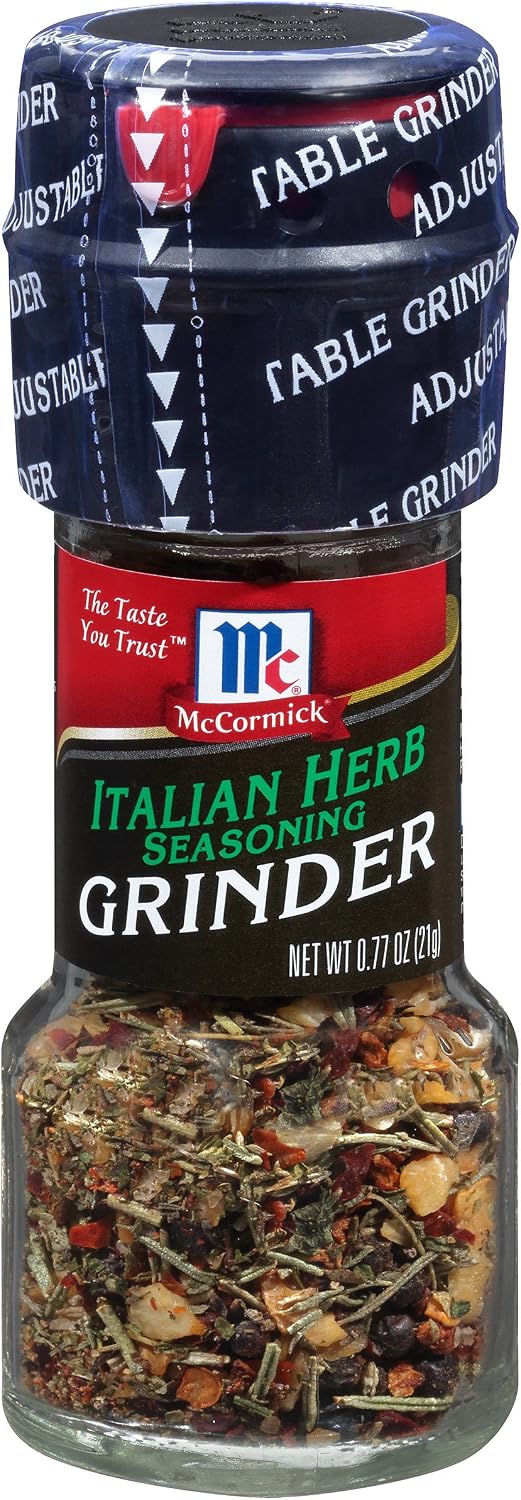 McCormick Italian Herb Seasoning Grinder, 0.77Ounce (Pack of 6