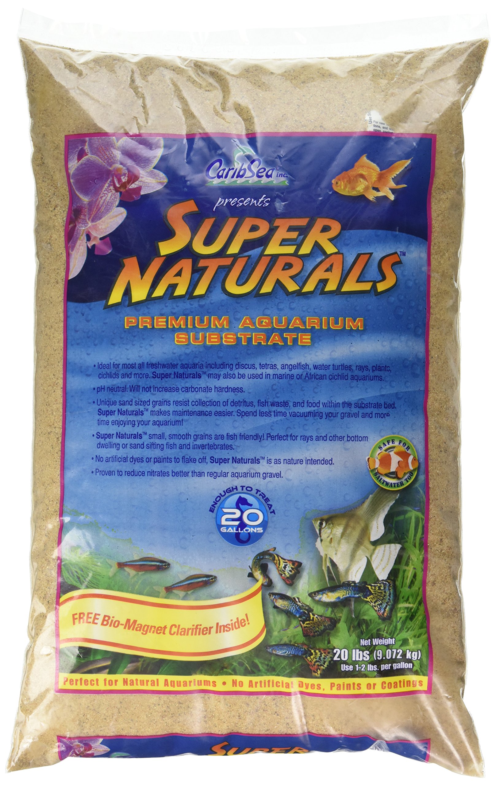 CaribSea Super Naturals Aquarium Sand - 20 lb