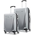 Samsonite Winfield 3 DLX Hardside Luggage with Spinners, 2-Piece Set (20/25), Silver
