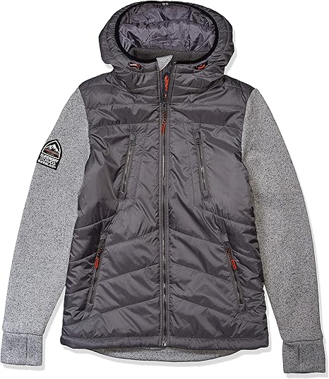 superdry storm hybrid zip hoodie mens