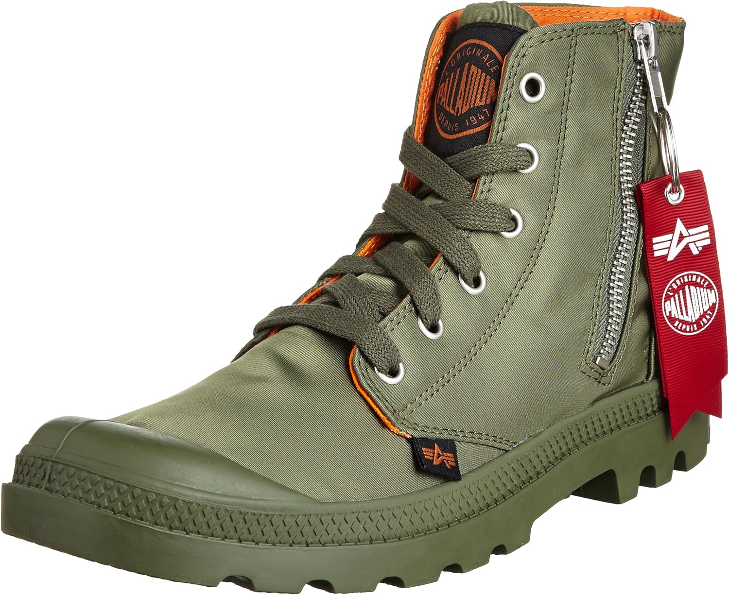 palladium zipper boots