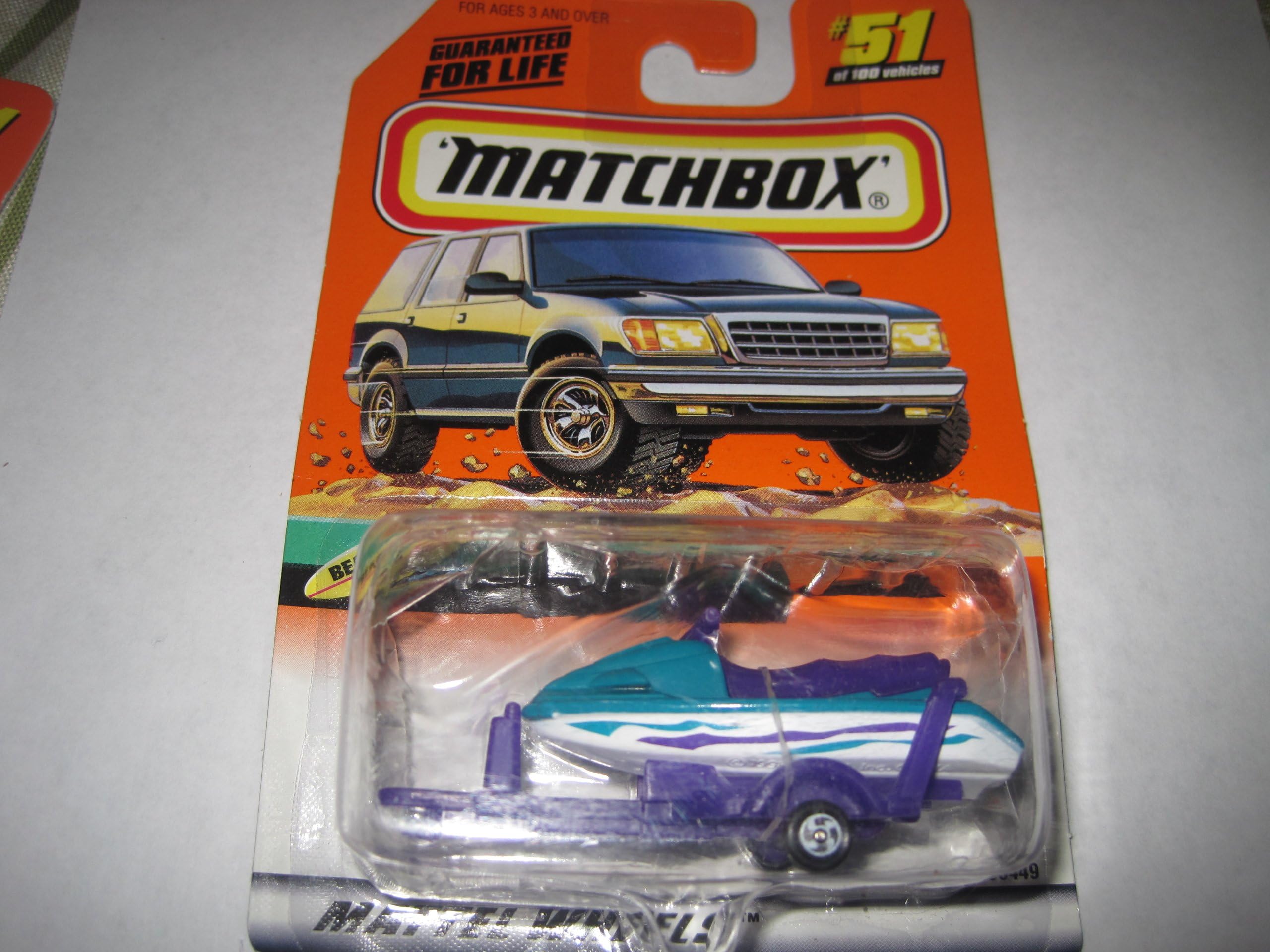 Matchbox Watercraft With Trailer #51