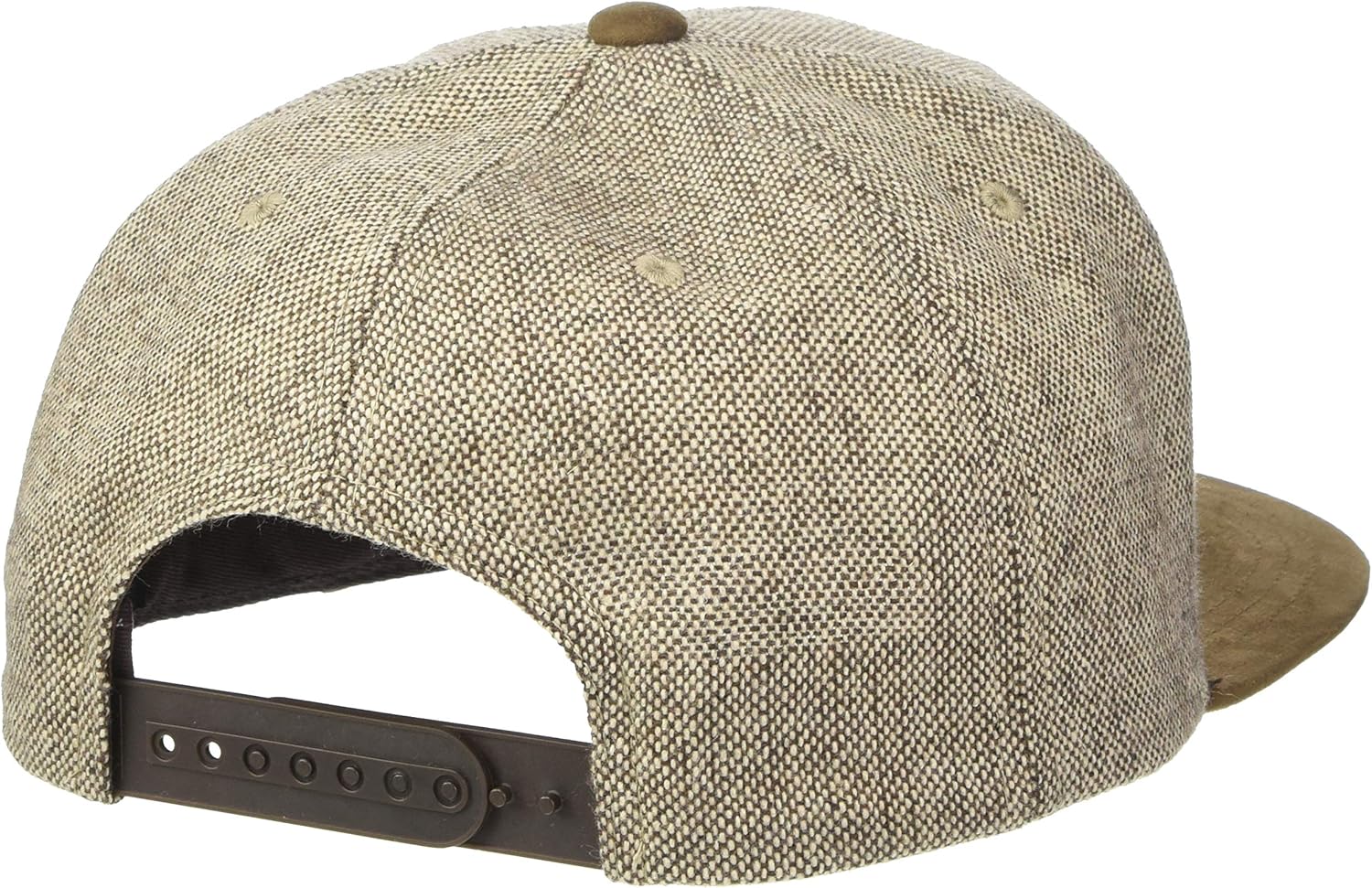 Brixton Men's Rival Medium Profile Adjustable Snapback Hat, black, One Size: Clothing