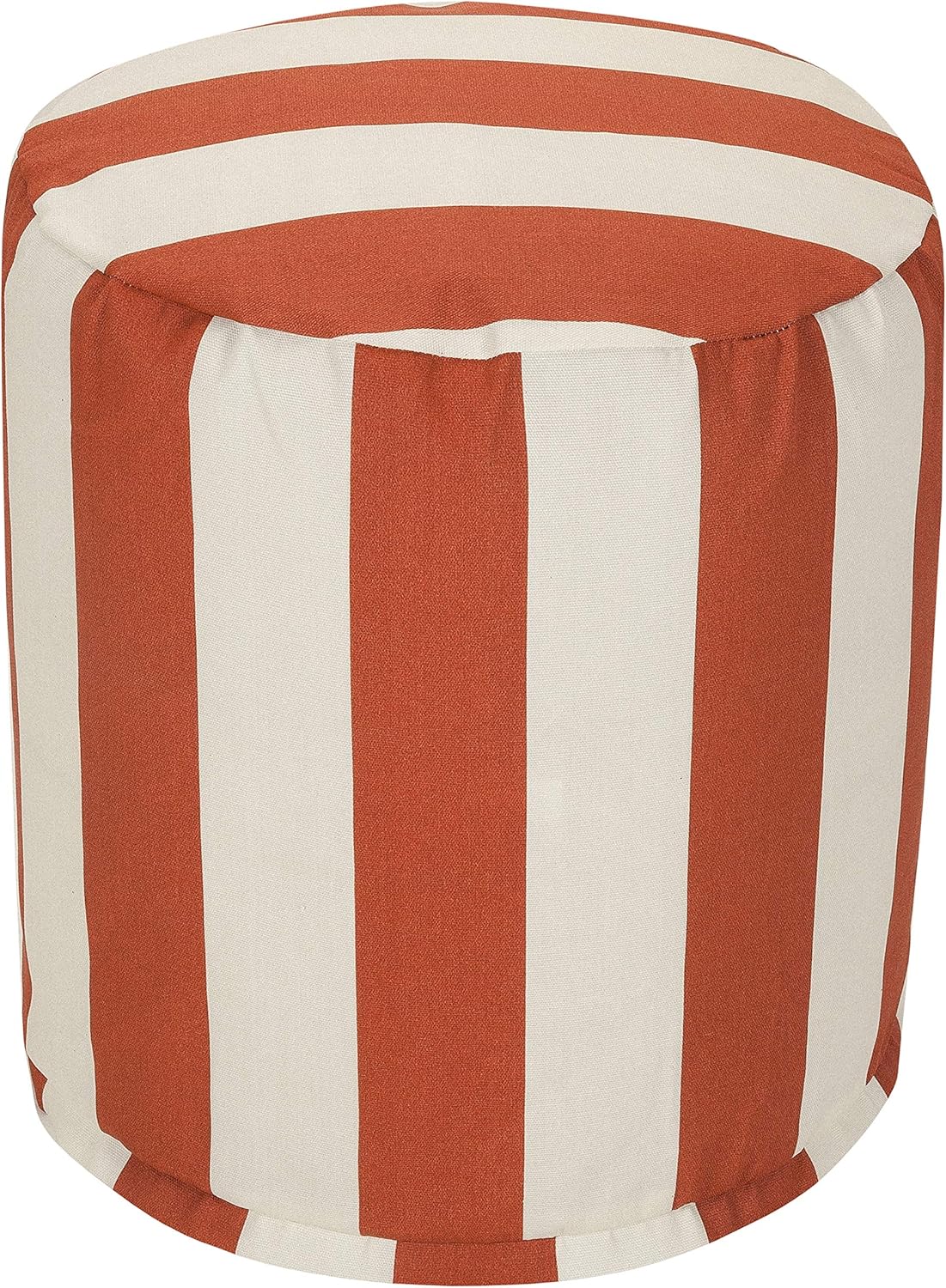 Best square orange burnt ottoman