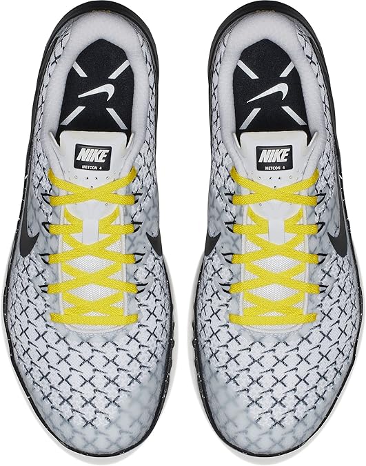 nike metcon 4 white black dynamic yellow