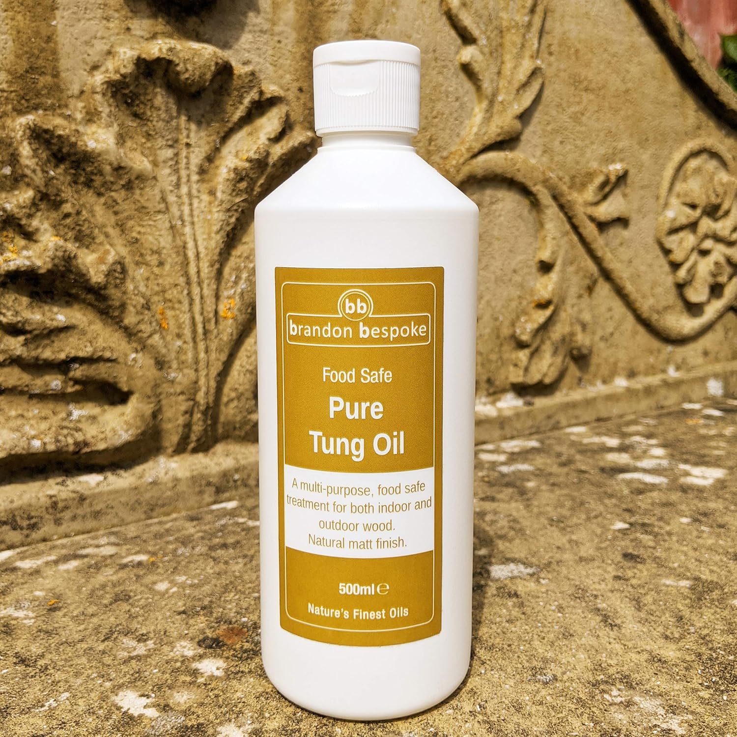 Pure Tung Oil Food Safe, Natural Wood One, 500ml - Image 3