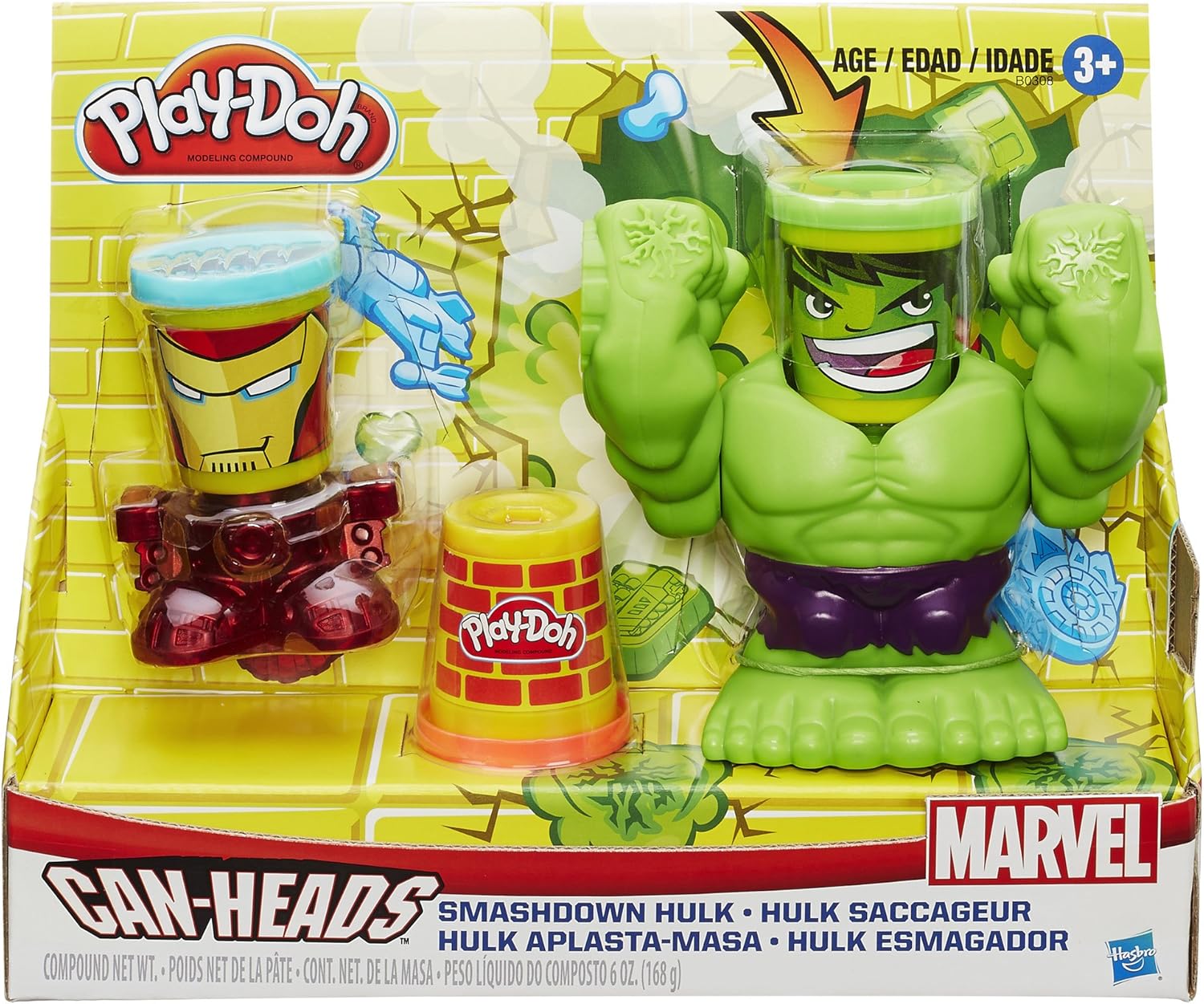 hulk smash play doh