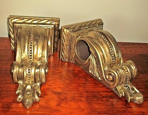Amazon Com Pair Curtain Drapery Sconces Curtain Rod Brackets