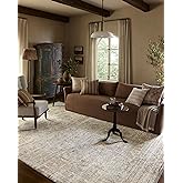 Loloi Amber Lewis Honora Collection HON-01 Ivory/Natural 5'-3" x 7'-9" Area Rug