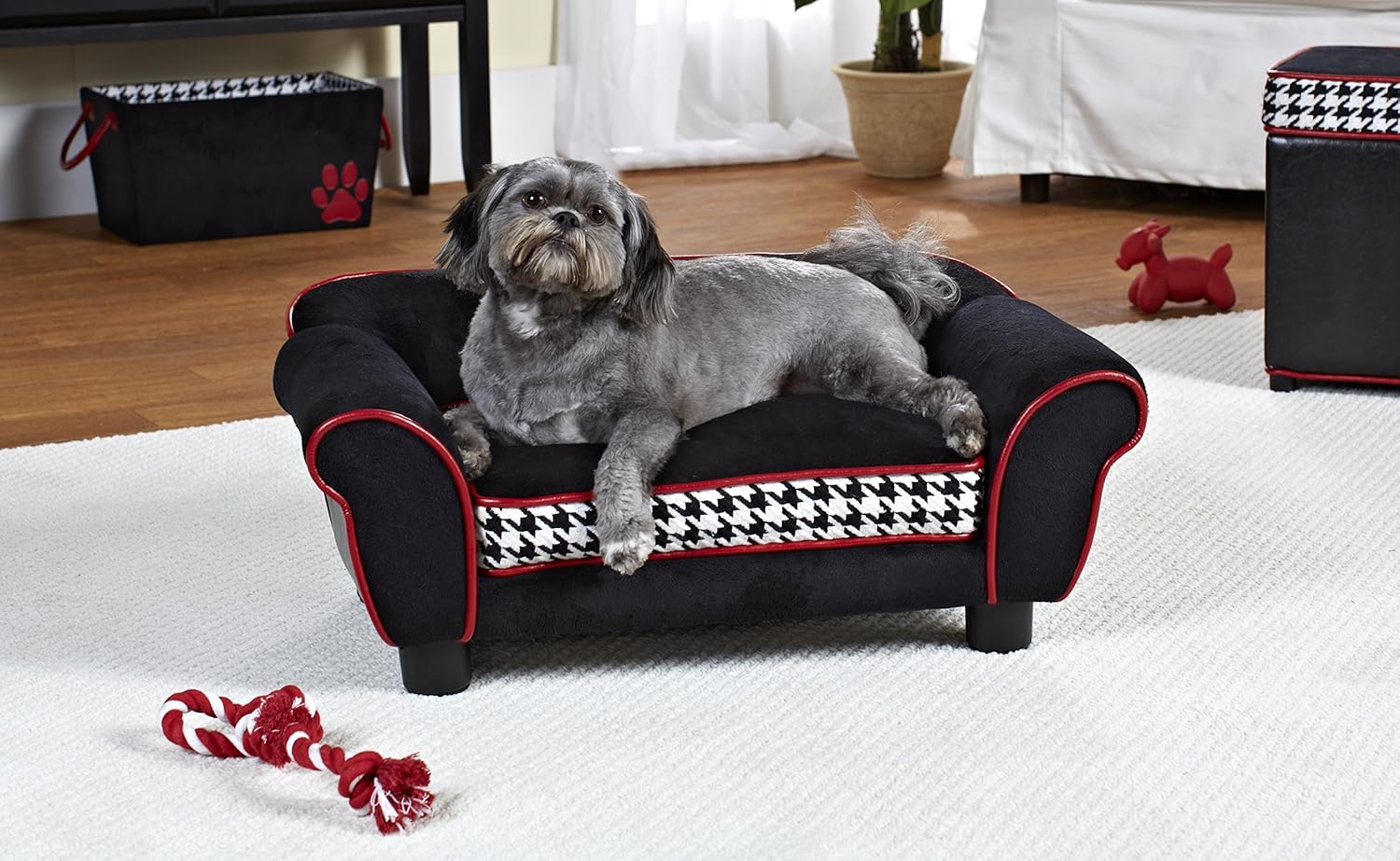 WohnDirect Large Designer Pet Sofa Bed for Dogs & Cats Durable