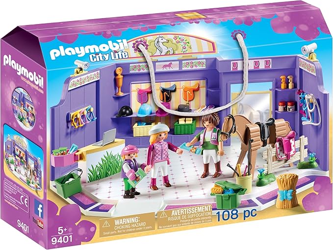 Playmobil Boutique d'équitation, 9401 Playmobil Amazon.fr Jeux et Jouets