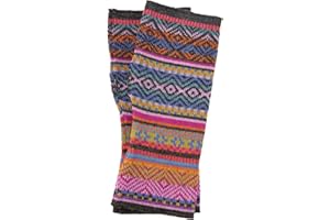GreaterGood Peruvian Alpaca Fingerless Mittens Handmade Fair Trade Hypoallergenic One Size Fits Most for Texting and Typing