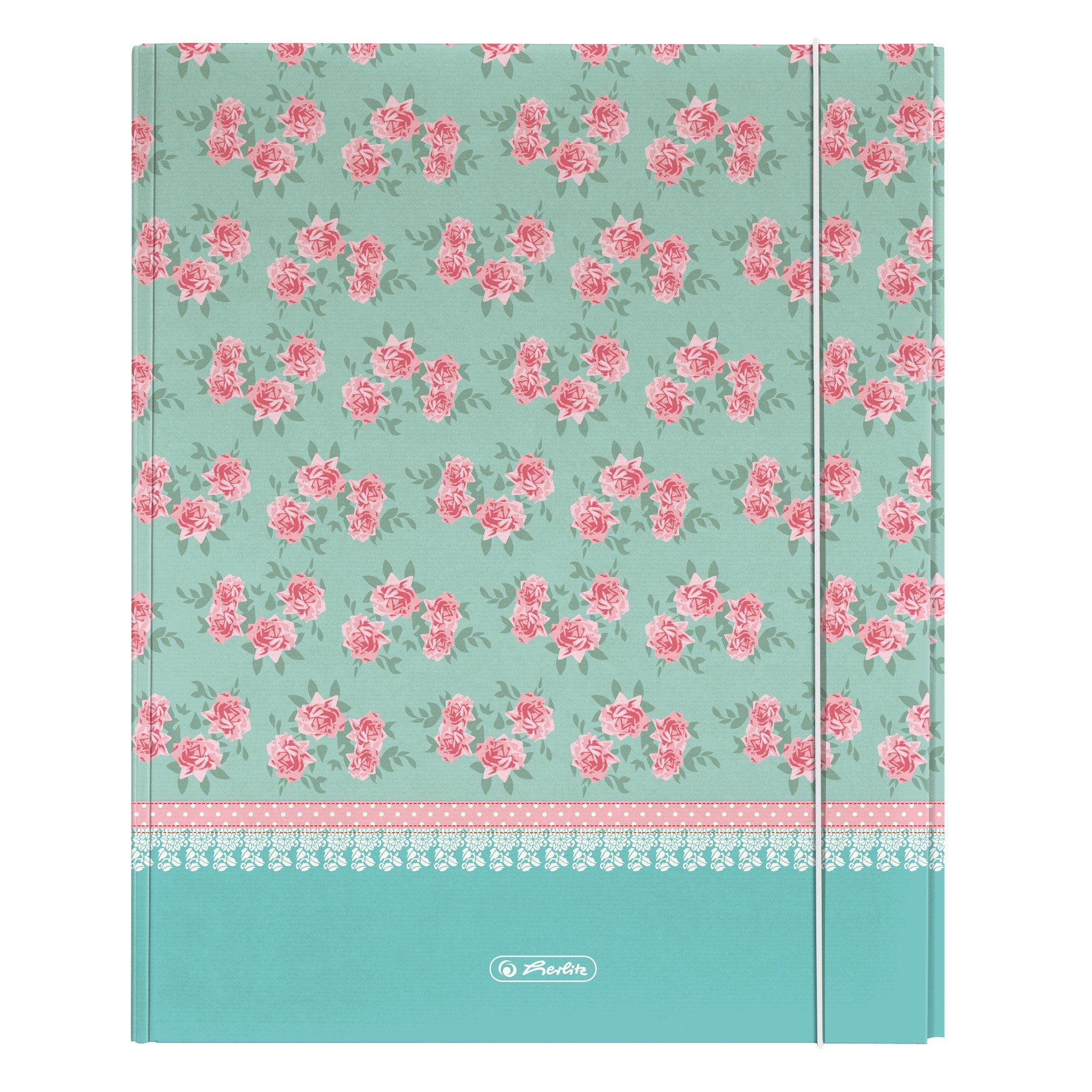 Herlitz A4 XL Ladylike File Box - Strong Roses