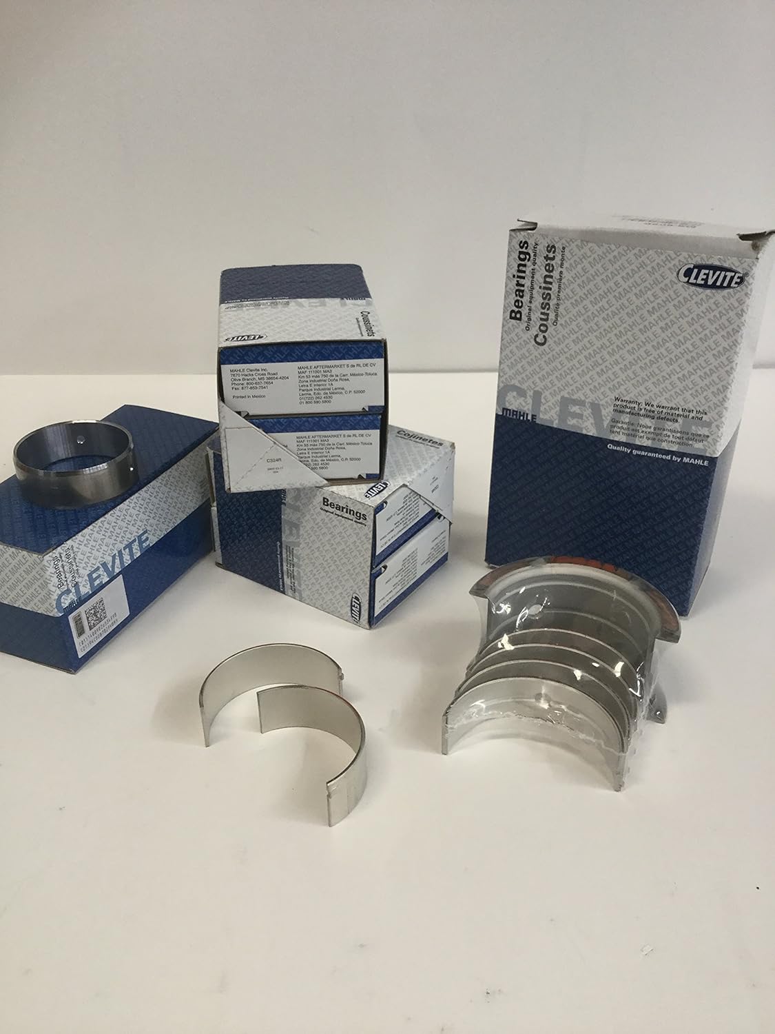 Clevite 77 replacement Rod Bearings, Main Bearings and Cam