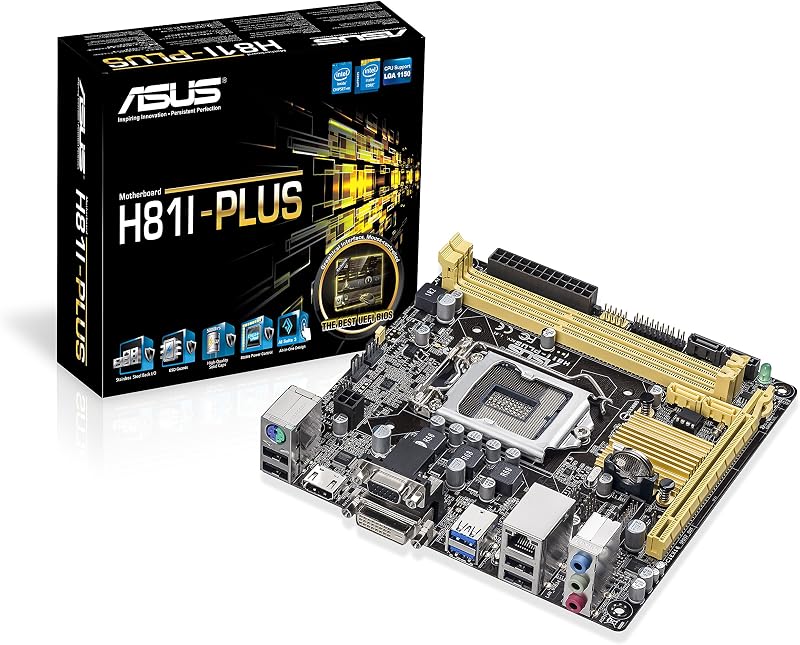ASUS H81I-PLUS Motherboard Socket 1150 H81 DDR3 Mini ITX HDMI USB 3.0