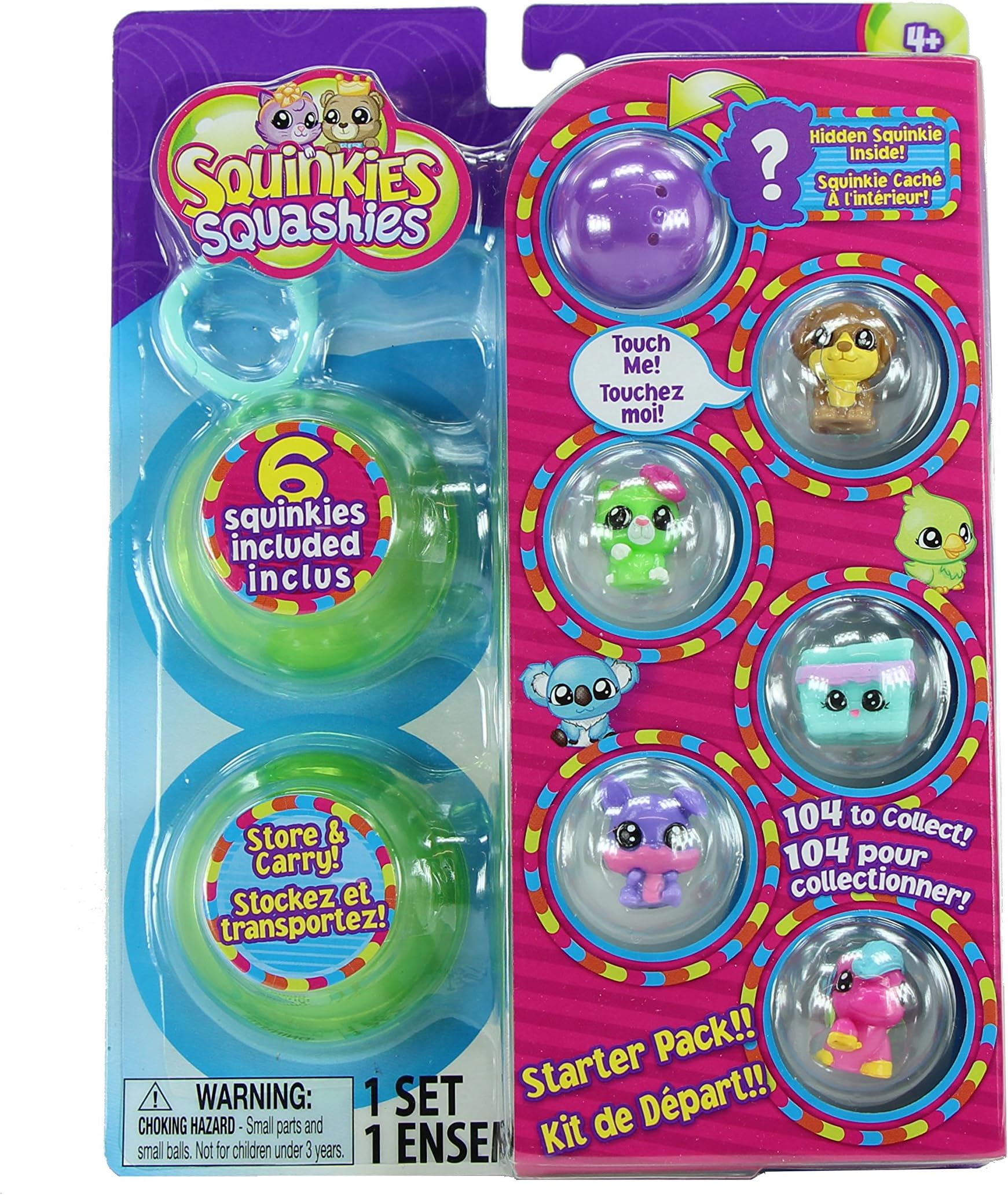Squinkies Squashies Starter Pack - Includes 6