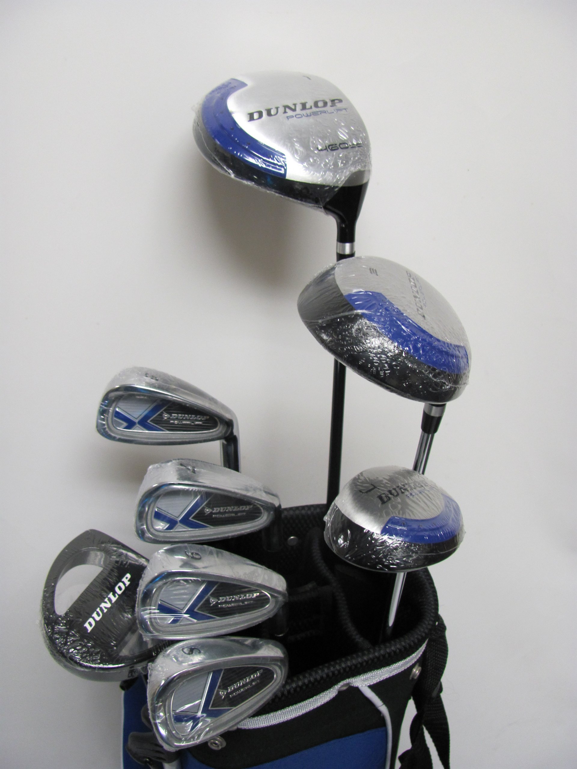 Dunlop Men's Powerlift 13Piece Golf Club Set, 5, 7, 9, SW, Graphite