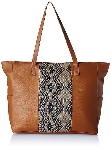 Kanvas Katha Womens Tote Bag (Tan)