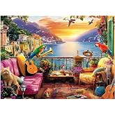 500 Piece Puzzles for Adults, Parrot Jigsaw Puzzle 500 Pieces for Adults Seniors, Nature Landscape Puzzles 500 Pieces for Adult, Holiday Party Gifts, Fun Challenging Family Games 20.5&times;15 in