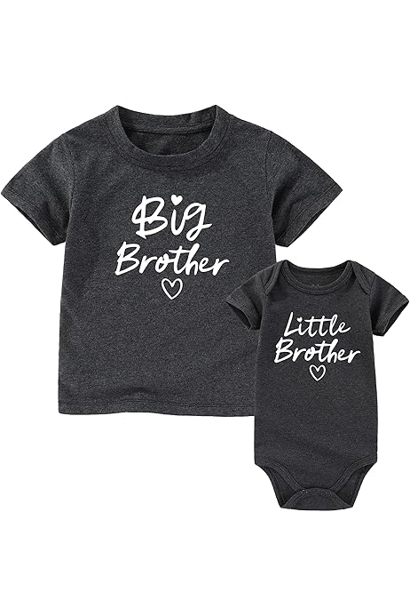 Matching Sister Outfits Girl And Baby Big Sister Little Brother