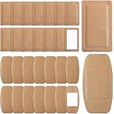 30 Pcs Extra Large Adhesive Bandages 6" x 3" and 5" x 3", Large Adhesive Bandage with Non-Stick Pads, Breathable Fabric Large Bandages for Wound Care, Latex-Free, Individually Wrapped (5*3in+6*3in)