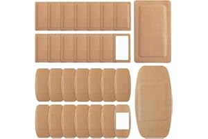 HURIFENG 30 Pcs Extra Large Adhesive Bandages 6" x 3" and 5" x 3", Big Band Aids with Non-Stick Pads, Breathable Fabric Large Bandages for Wound Care, Latex-Free, Individually Wrapped