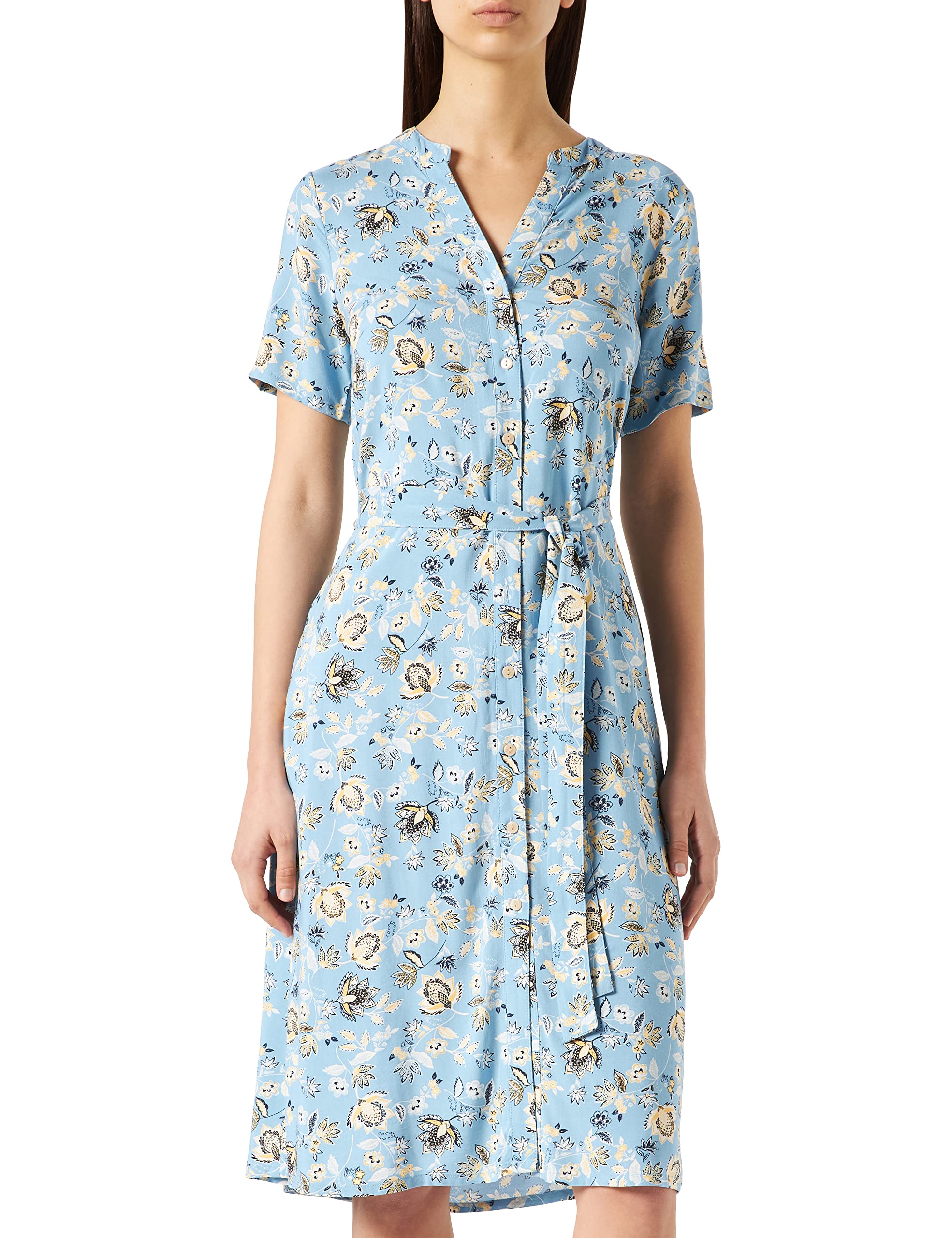 Part Two Women's PawaPW DR Dress Relaxed fit Dress, Dusk Blue Ornament Flower, 44