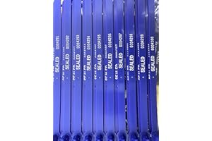 ZWL 200 Pack Blue Tite-Lock Plastic Tractor Truck Door Seal Tamper Evident Security Tags Numbered Safty Shipping Seals