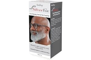 Godefroy Silver Fox Men's Silver And Gray Beard Brightener For Ethnic Hair Types, 3 Fluid Ounce