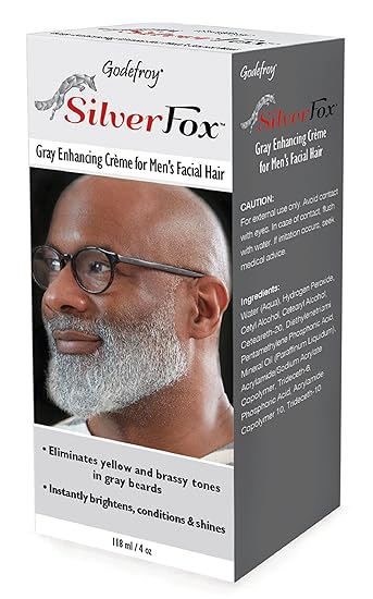 Amazon Com Godefroy Silver Fox Men S Silver And Gray Beard