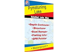 FISHING HOT SPOTS Pymatuning Lake Fishing Map