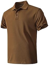 KAOKLRNI Men's Quick-Dry Active Polo Shirts Short