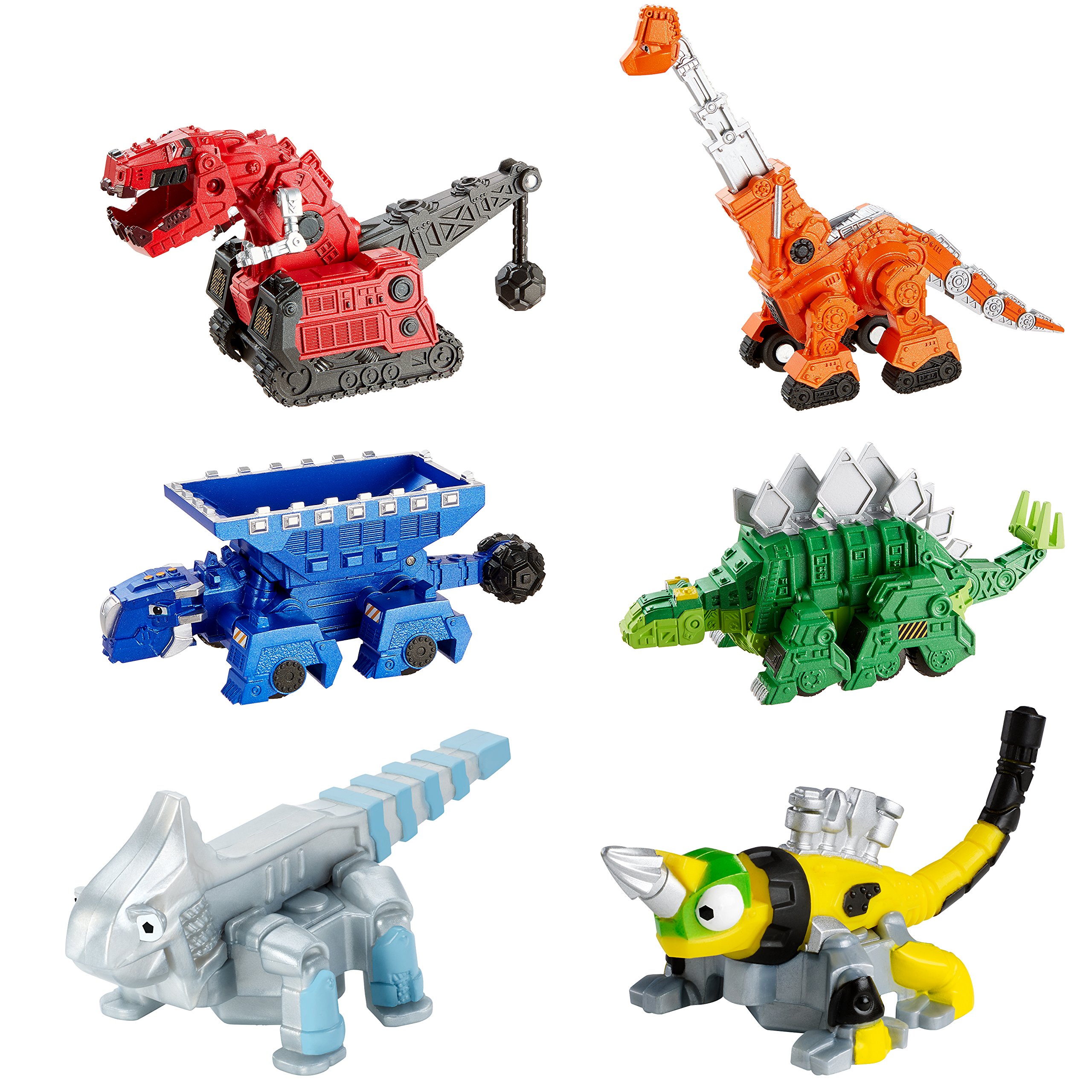 Dinotrux Bundle Ty Rux Garby TonTon Skya Revvit & Ace DieCast