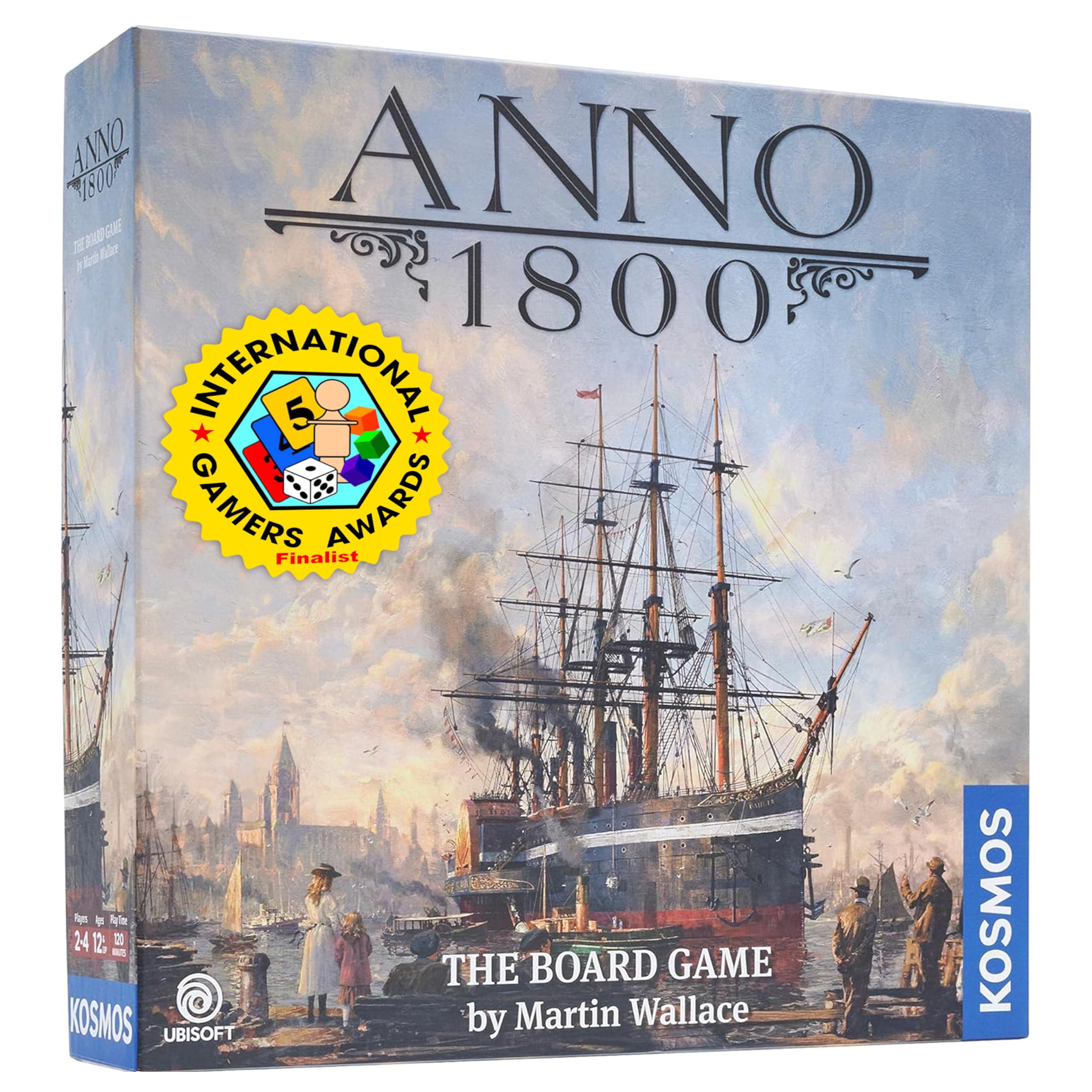 Thames & Kosmos | 680428 | Anno 1800 | Board Game | Strategy Game | Ubisoft Entertainment | Martin Wallace | 12 +, Blue