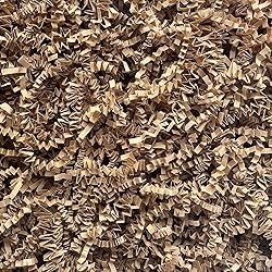 MARSROAM Brown Crinkle Cut Paper Shred 1 LB Gift