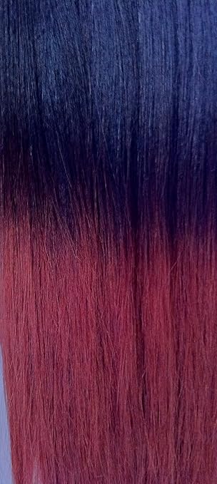 Amazon Com Dip Dye Hair Extensions 72 Weft Full Head 14